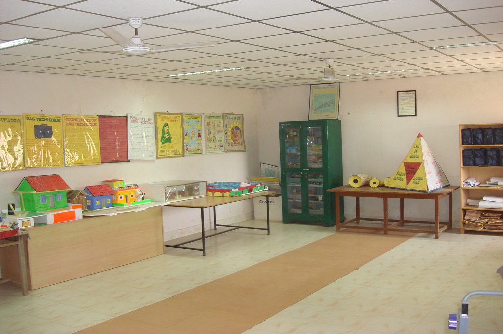 Lab facility at kle nursing college